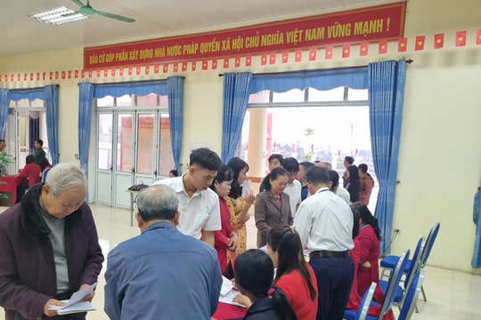 Xã Hồng Sơn: Ngày bầu cử đã trở thành ngày hội của toàn dân