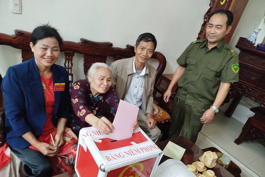 Trên 83% cử tri xã Đại Xuyên đã tham gia bỏ phiếu