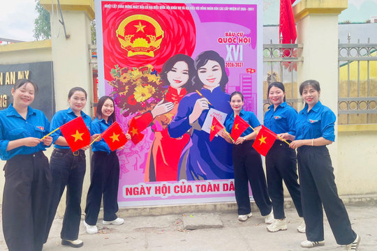 Thanh niên Thủ đô xung kích, tình nguyện phục vụ Ngày hội toàn dân