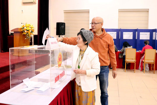 Nghĩa Đô hoàn thành bỏ phiếu an toàn, đúng quy định