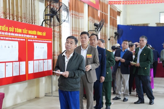 Vân Đình: Thôn Văn Cao đạt 100% cử tri tham gia bỏ phiếu