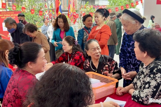 Phường Vĩnh Hưng đã đạt gần 100% c ử tri tham gia bỏ phiếu