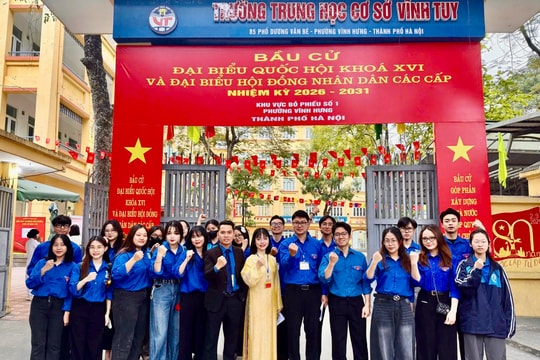 Vĩnh Hưng: Lan tỏa tinh thần xung kích của tuổi trẻ trong ngày bầu cử