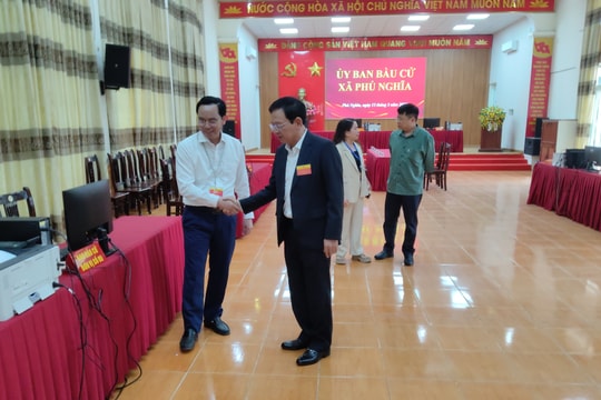 Xã Phú Nghĩa đã làm tốt công tác trước và trong bầu cử