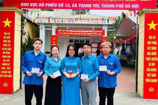 Khí thế bầu cử lan tỏa trong đoàn viên, người lao động xã Thanh Trì