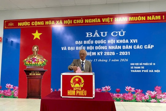 Xã Thanh Trì mỗi lá phiếu gửi gắm niềm tin, khát vọng xây dựng quê hương giàu đẹp