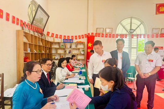 Thanh Oai: 88,81% cử tri đã đi bỏ phiếu