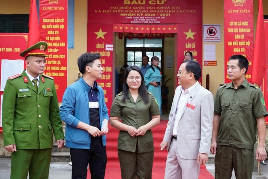 Xã Phú Xuyên: Hiệp đồng chặt chẽ các lực lượng, giữ vững an ninh trật tự ngày bầu cử