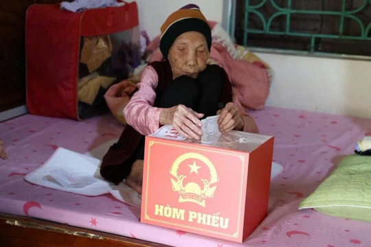Minh Châu hoàn tất bầu cử sớm: 100% cử tri tham gia bỏ phiếu