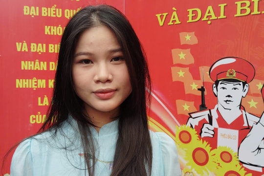 Cử tri trẻ phường Tây Tựu trong Ngày hội non sông: Háo hức và tự hào