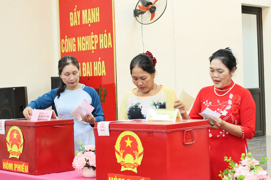 Xã Quảng Bị: Ngày bầu cử diễn ra an toàn, dân chủ
