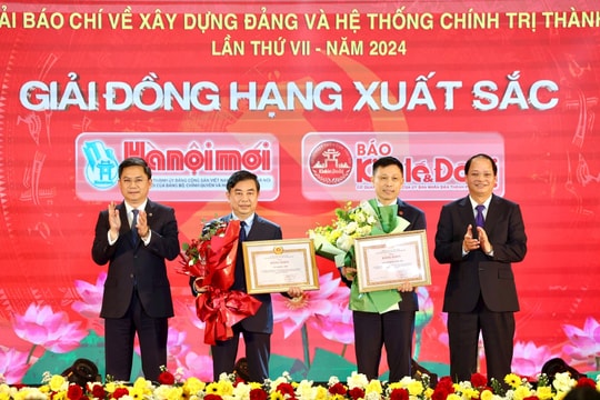 Tôn vinh những tác phẩm báo chí tiêu biểu góp phần xây dựng Đảng bộ Thủ đô