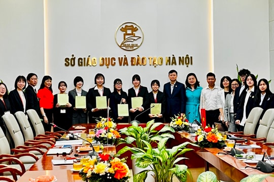 Đoàn sinh viên Nhật Bản sang giảng dạy tiếng Nhật tại Hà Nội