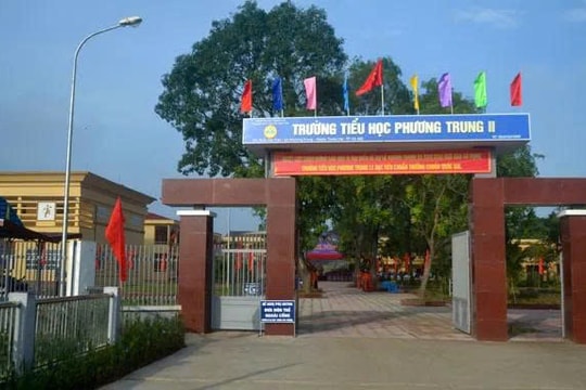 Xã Thanh Oai thông báo thu hồi đất thực hiện dự án Trường Tiểu học Phương Trung II
