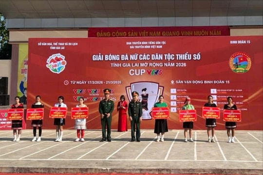 Khai mạc Giải bóng đá nữ các dân tộc thiểu số tỉnh Gia Lai mở rộng năm 2026 - Cúp VTV5
