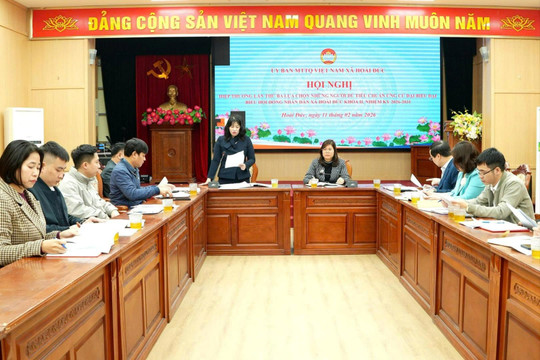 Khi Mặt trận trở thành trục kết nối niềm tin cử tri