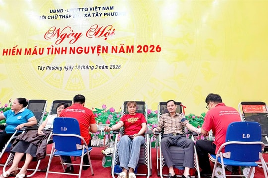 Lan tỏa nghĩa cử cao đẹp từ phong trào hiến máu tình nguyện ở cơ sở