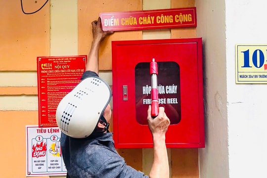 Phường Kim Liên nâng cao hiệu quả phòng cháy chữa cháy từ cơ sở