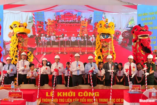 Lâm Đồng: Khởi công 3 trường nội trú liên cấp hơn 677 tỷ đồng tại vùng biên giới
