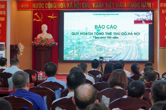 Xã Đại Xuyên dự hội nghị trực tuyến lấy ý kiến Quy hoạch Thủ đô tầm nhìn 100 năm