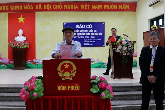 Xã Mỹ Đức: Bầu đủ 25 đại biểu HĐND cấp xã