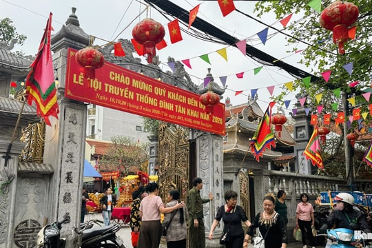 Khai hội truyền thống tại nhiều đình, đền thuộc phường Vĩnh Hưng
