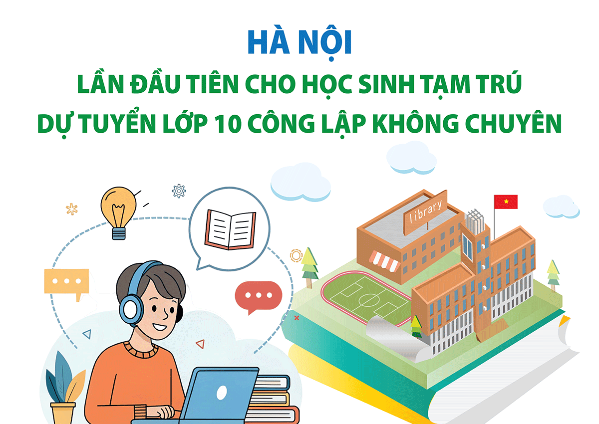 Hà Nội lần đầu tiên cho học sinh tạm trú dự tuyển lớp 10 công lập không chuyên