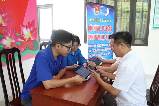 Đoàn Thanh niên phường Tây Tựu tiên phong trong chuyển đổi số