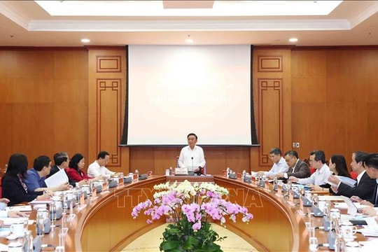 Thường trực Ban Bí thư Trần Cẩm Tú chủ trì Phiên họp thứ nhất Ban Chỉ đạo Trung ương về phát triển văn hóa Việt Nam