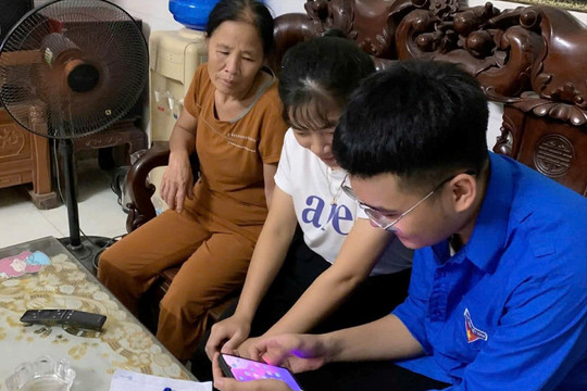 Thanh niên Phúc Sơn tiên phong trong chuyển đổi số