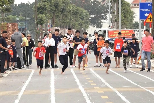 Lan tỏa phong trào thể thao học đường tại xã Bình Minh