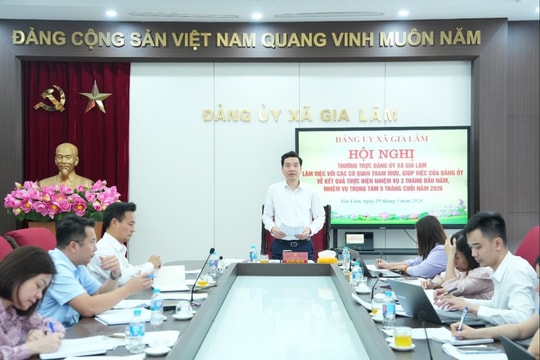 Đảng ủy xã Gia Lâm triển khai nhiệm vụ năm 2026