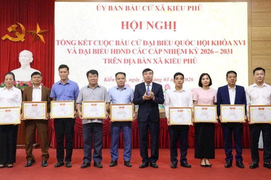 HĐND xã Kiều Phú tổ chức kỳ họp thứ nhất vào sáng 28-3