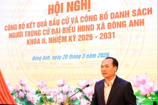 Xã Đông Anh: Ngày bầu cử dân chủ, an toàn, lan tỏa tinh thần trách nhiệm công dân