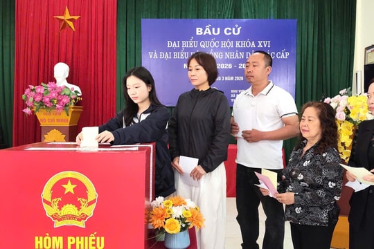 Xã Đoài Phương: 23 đại biểu trúng cử HĐND xã nhiệm kỳ 2026-2031