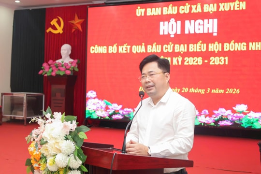 Đại Xuyên công bố kết quả bầu cử đại biểu HĐND xã khóa II