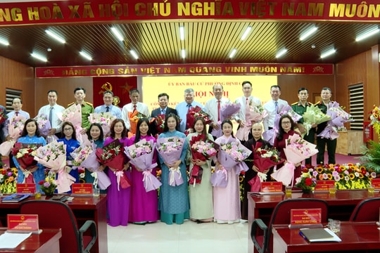Công bố kết quả bầu cử đại biểu HĐND phường Định Công
