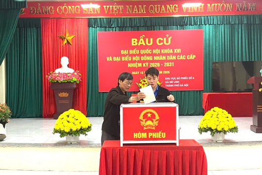 Mê Linh bầu đủ 27 đại biểu vào HĐND cấp xã nhiệm kỳ 2026-2031
