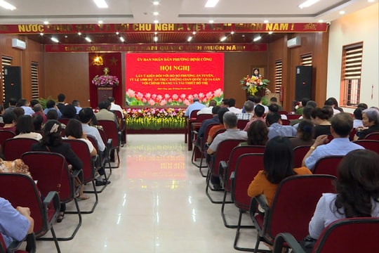 Người dân phường Định Công: Đồng thuận phương án tuyến Quốc lộ 1A; kiến nghị rõ tiến độ, chính sách
