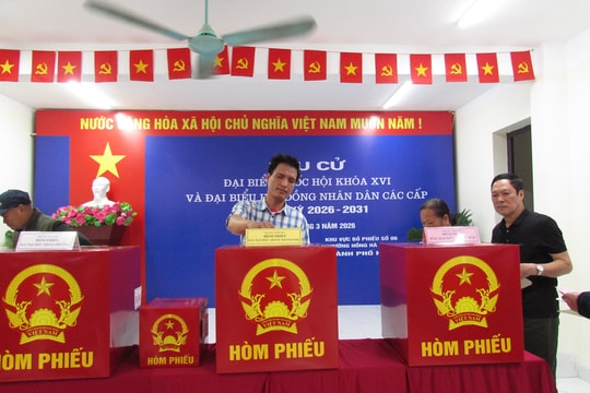 30 người trúng cử HĐND phường Hồng Hà khóa II, nhiệm kỳ 2026-2031