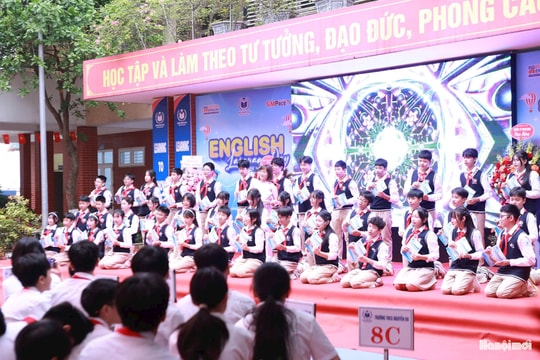 Đưa tiếng Anh thành ngôn ngữ thứ hai: Cách làm sáng tạo từ một trường THCS
