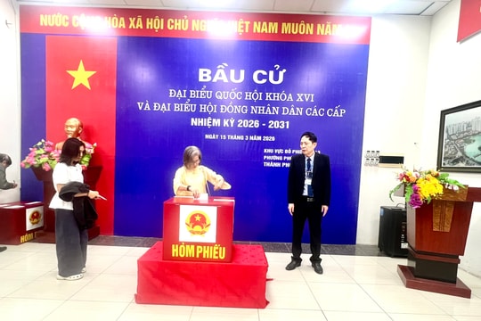 Phường Phú Diễn công bố kết quả bầu cử đại biểu HĐND nhiệm kỳ 2026–2031