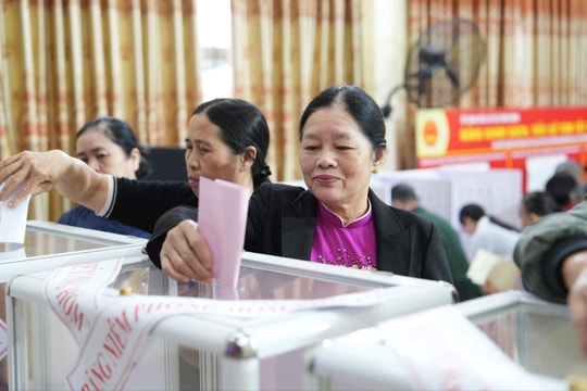 Vân Đình bầu đủ 26 đại biểu HĐND cấp xã, nhiệm kỳ 2026-2031