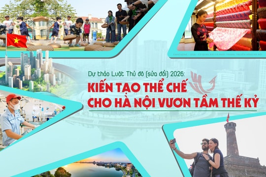 Dự thảo Luật Thủ đô (sửa đổi) 2026: Kiến tạo thể chế cho Hà Nội vươn tầm thế kỷ