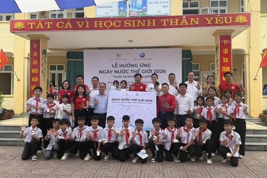 Trung ương Hội Chữ thập đỏ Việt Nam lan tỏa thông điệp bảo vệ nguồn nước