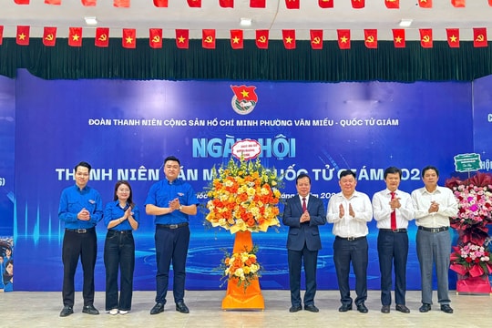 Tuổi trẻ phường Văn Miếu - Quốc Tử Giám tỏa sáng trong Ngày hội thanh niên
