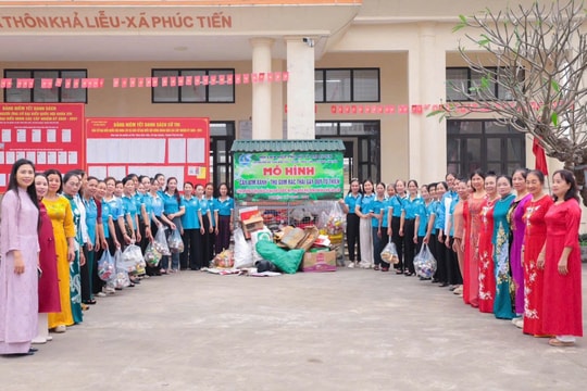 Phụ nữ Đại Xuyên lan tỏa ý thức bảo vệ môi trường từ mỗi gia đình