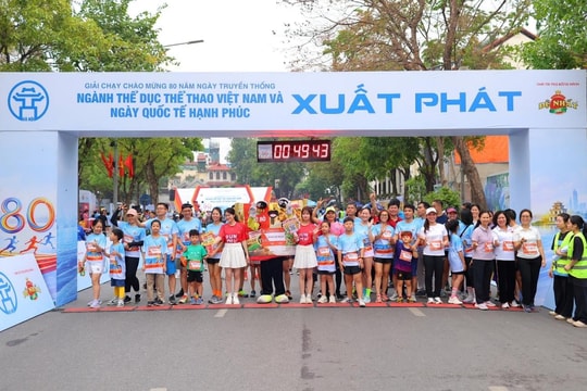 Phở Đệ Nhất đồng hành cùng “Giải chạy Chào mừng 80 năm Ngày truyền thống ngành Thể dục Thể thao Việt Nam và Ngày Quốc tế Hạnh phúc”