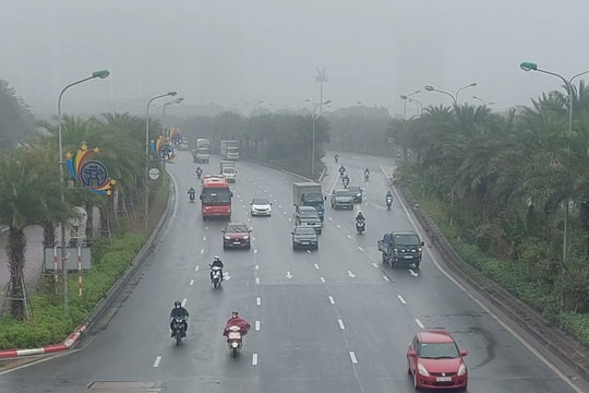 Miền Bắc mưa vài nơi, sương mù nhẹ