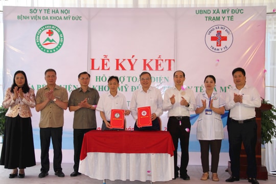 Xã Mỹ Đức: Bước đi thiết thực nâng cao chất lượng chăm sóc sức khỏe nhân dân